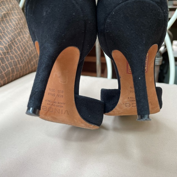 Vince Celeste d'Orsay Pointed Toe Pump Black 5.5 - Picture 8 of 11